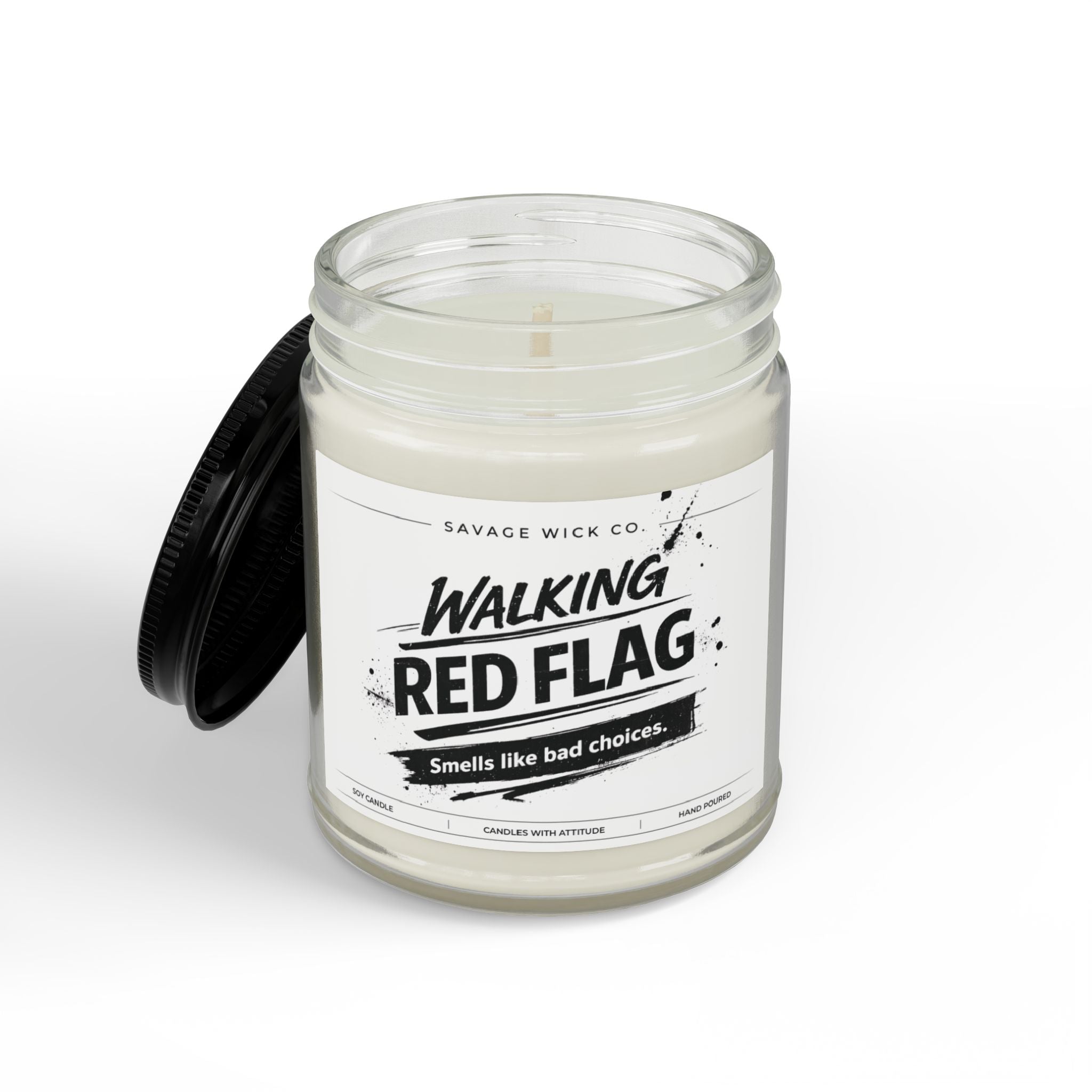 Savage Wick Co. – “Walking Red Flag” Candle